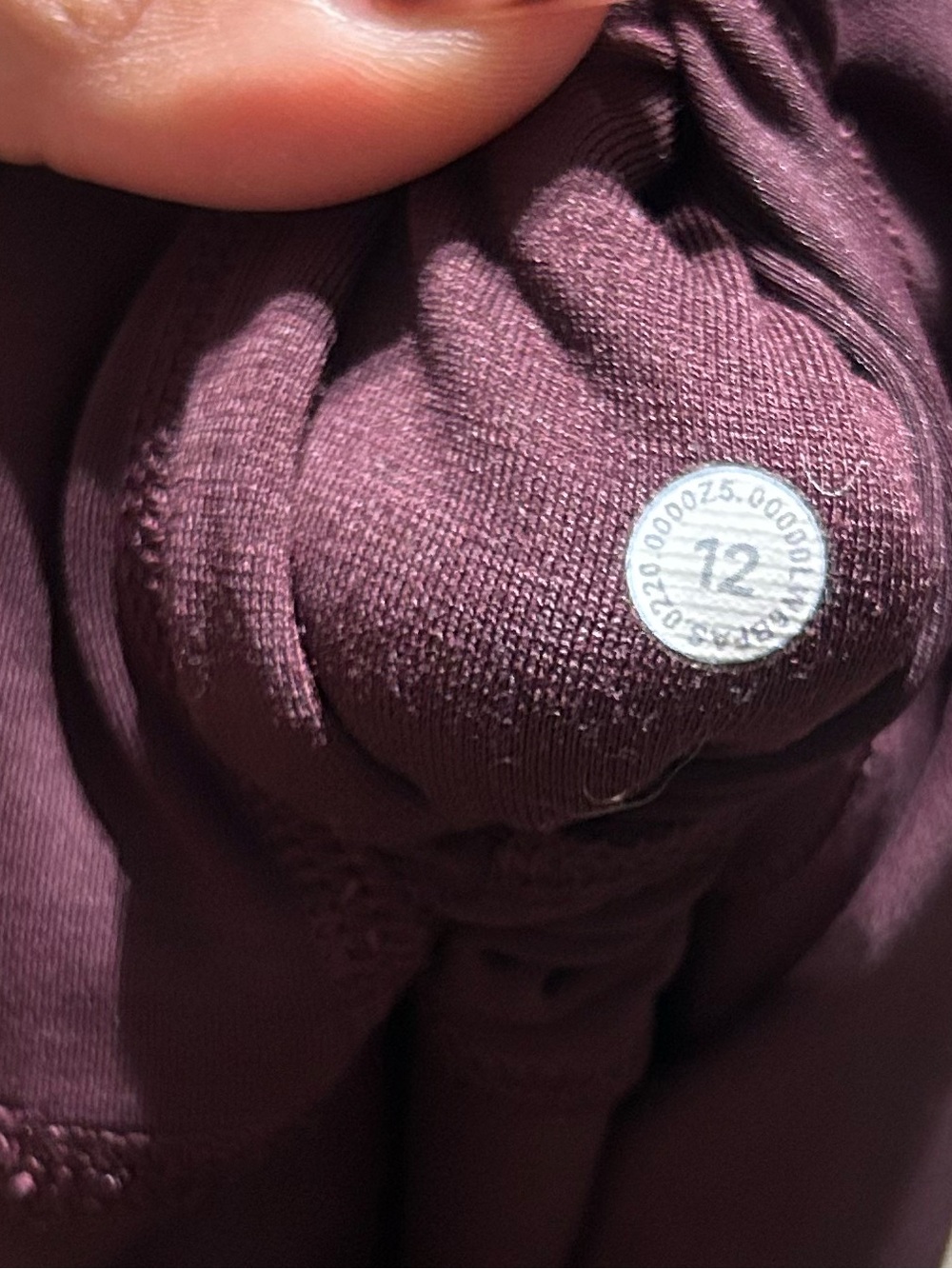 Lululemon Wunder Train High-Rise Crop 21" Cassis Burgundy
Leggings Size 12 - Picture 4 of 5